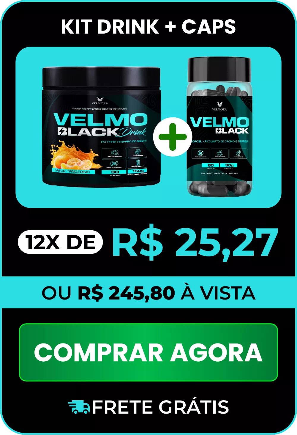 Velmo Black Drink