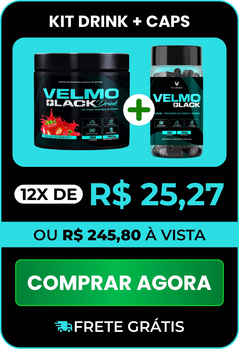 Velmo Black Drink